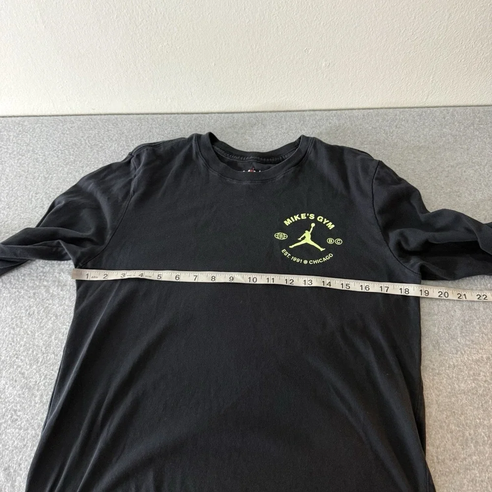 Jordan Breakfast Club Black Long Sleeve Tee Shirt T-shirt Basketball Men's Small